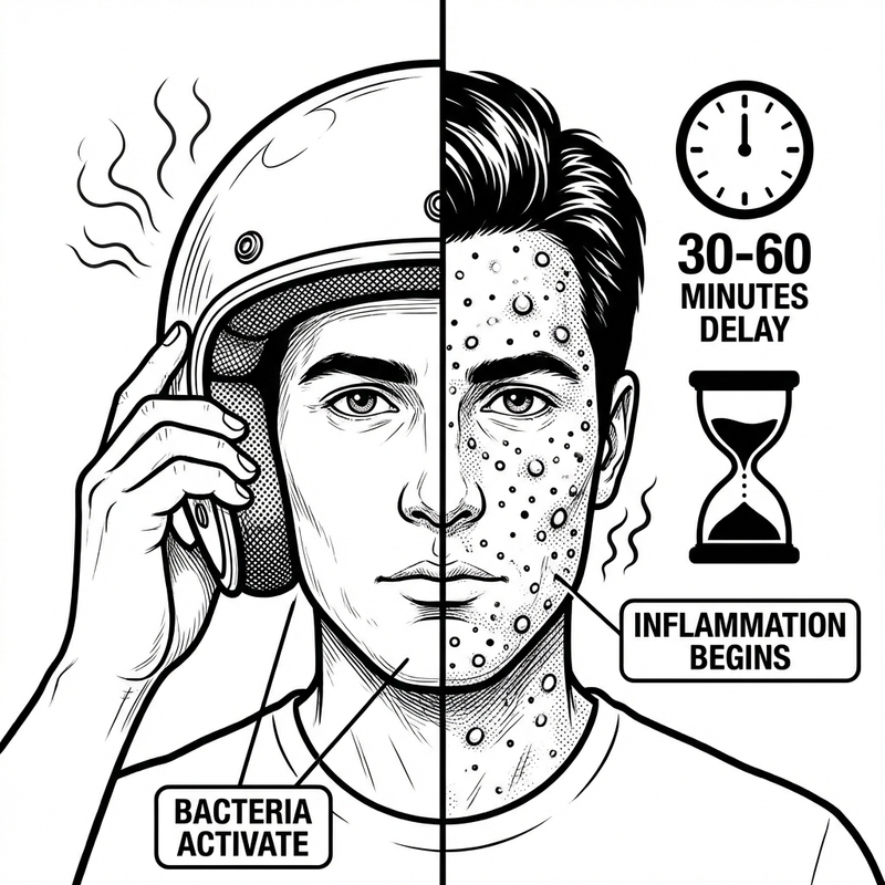 Reason #5: Delayed Cleansing Gives Bacteria Time to Act
